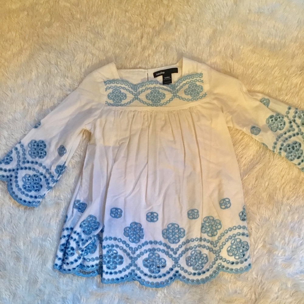 BABY GAP embroidered dress
